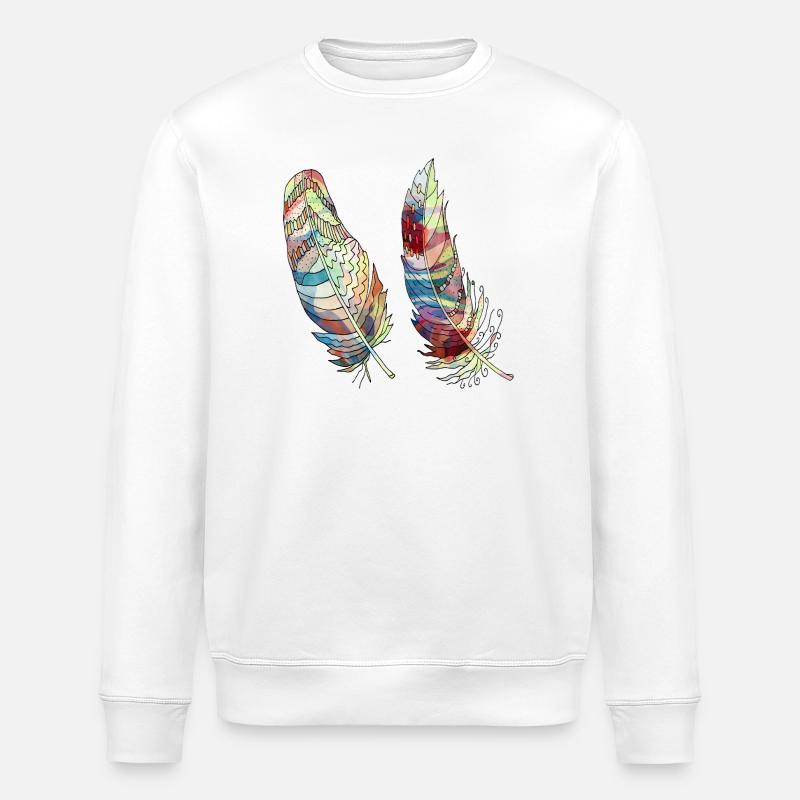 Feder - Stanley/Stella Unisex Bio-Sweatshirt ROLLER - Weiß