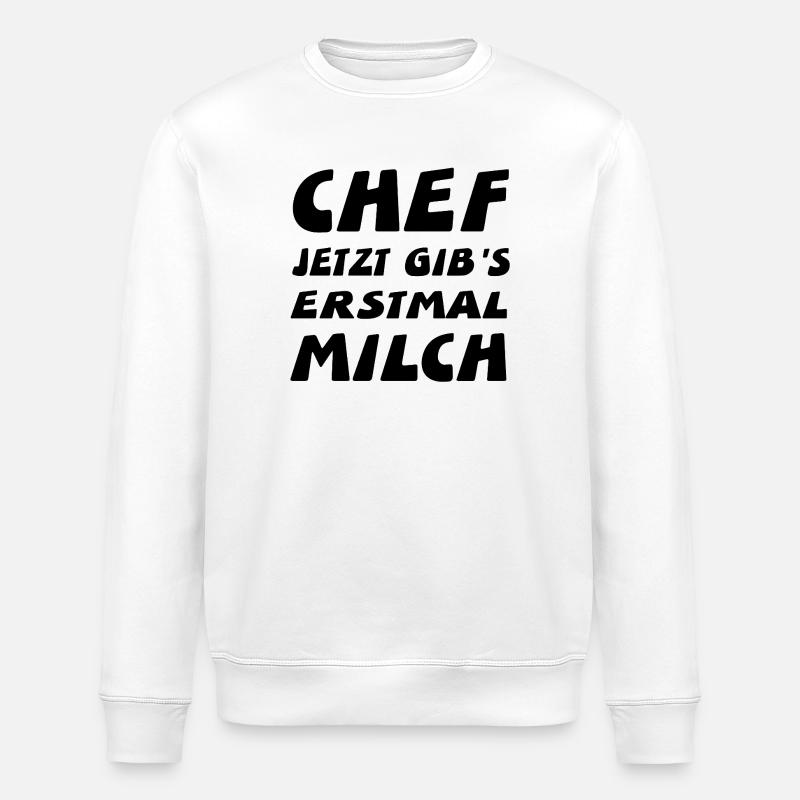 patron - Sweat bio ROLLER Stanley/Stella Unisexe - blanc