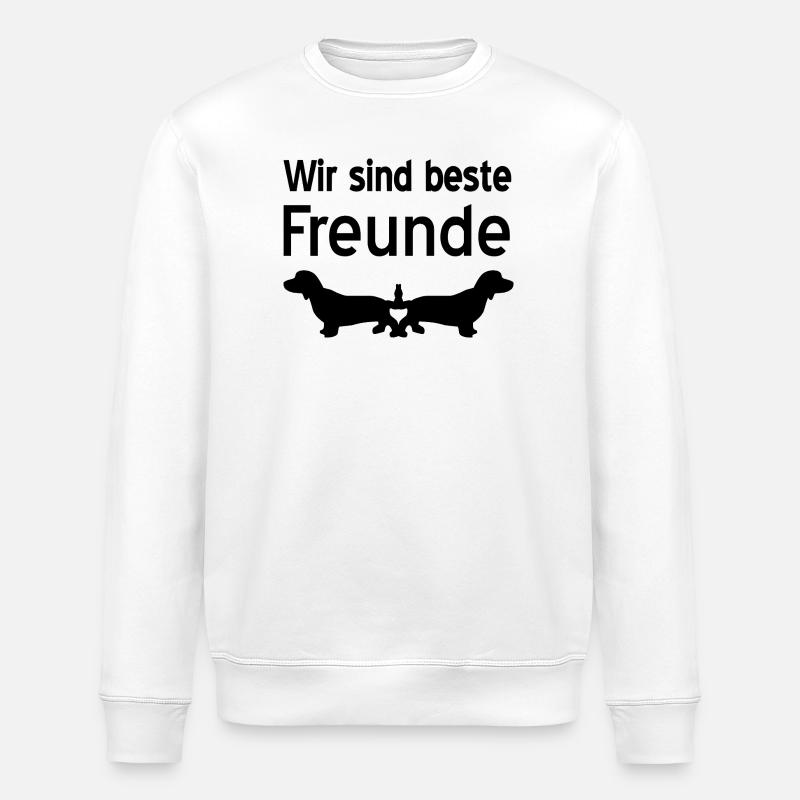 Teckel - Sweat bio ROLLER Stanley/Stella Unisexe - blanc