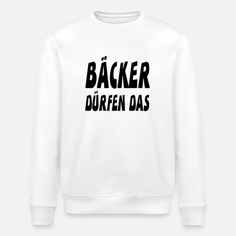 Baker - Stanley/Stella ROLLER Unisex Organic Sweatshirt - white