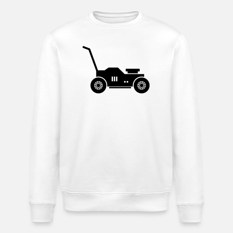 Rasenmäher - Stanley/Stella Unisex Bio-Sweatshirt ROLLER - Weiß