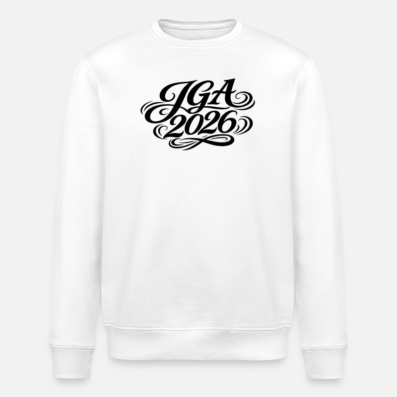 Jga 2026 Bachelor Party - Stanley/Stella ROLLER Unisex Organic Sweatshirt - white