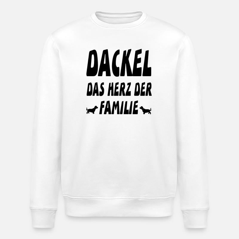 Dackel - Stanley/Stella Unisex Bio-Sweatshirt ROLLER - Weiß