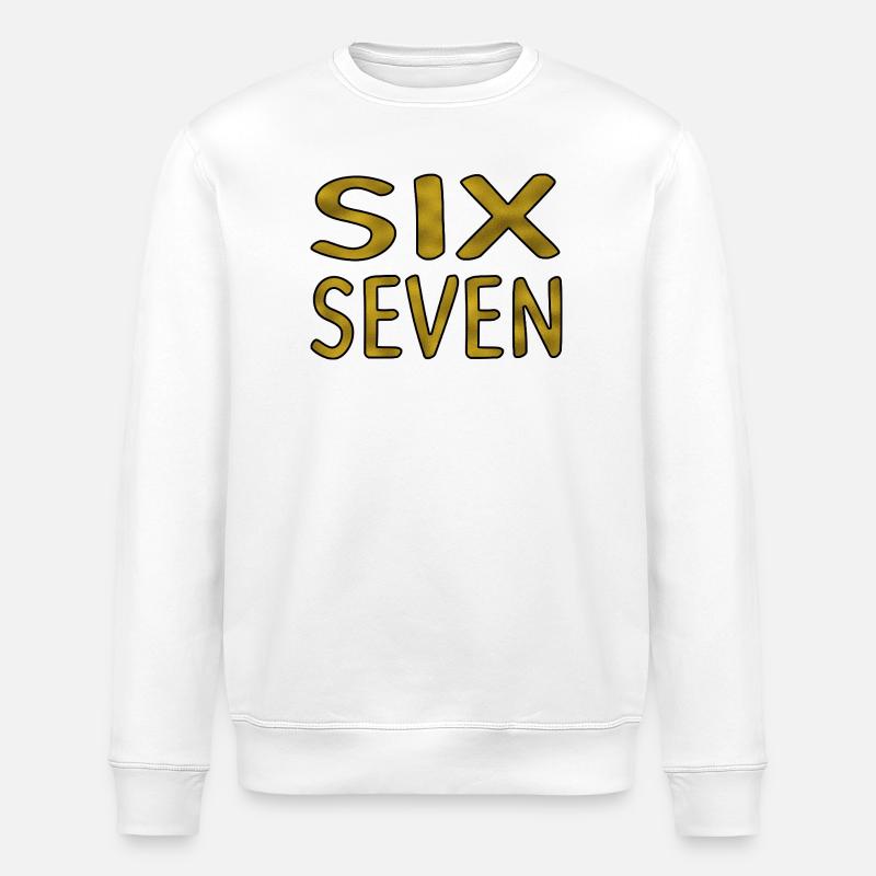 Six Seven Gold - Sweat bio ROLLER Stanley/Stella Unisexe - blanc