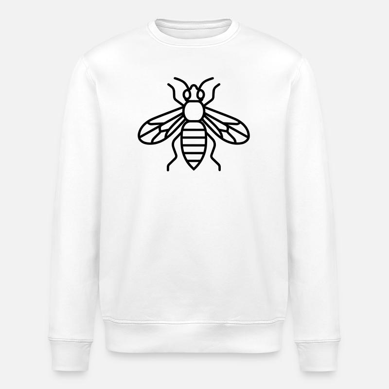 Wespe - Stanley/Stella Unisex Bio-Sweatshirt ROLLER - Weiß