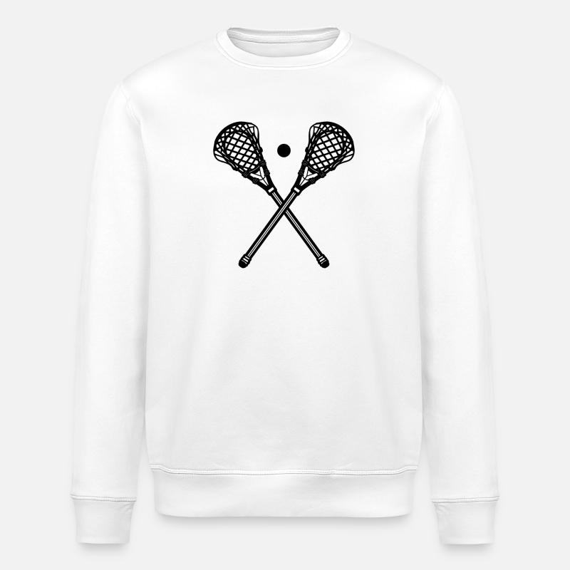 Crosse Sticks et Balle - Sweat bio ROLLER Stanley/Stella Unisexe - blanc