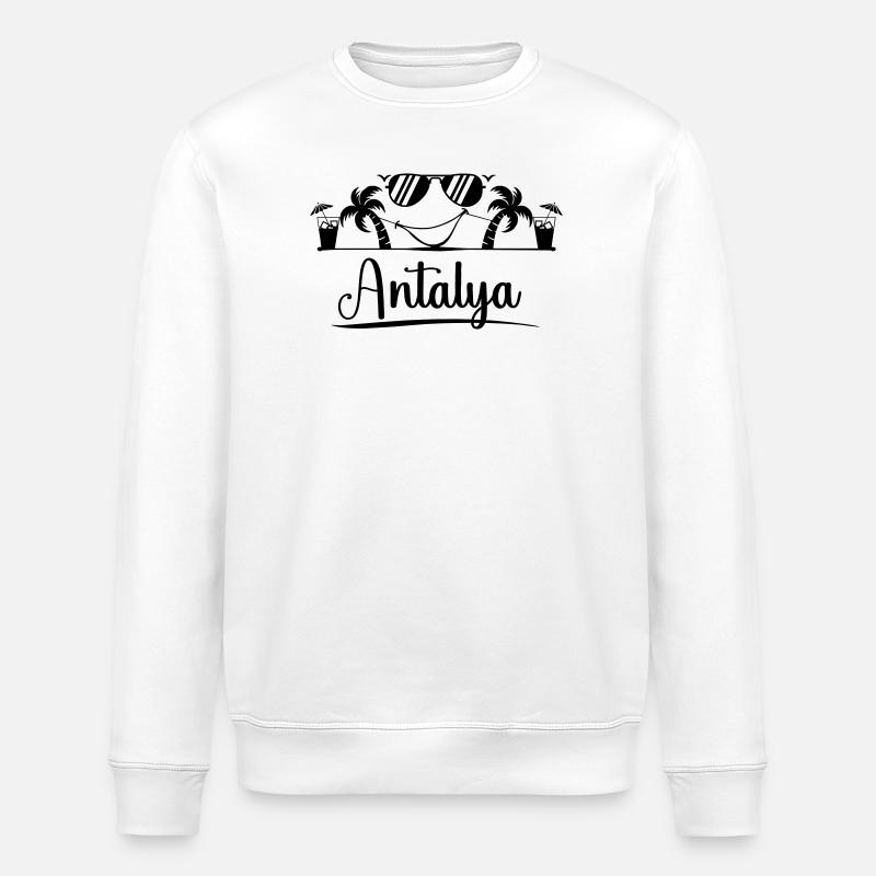 Antalya - Sweat bio ROLLER Stanley/Stella Unisexe - blanc