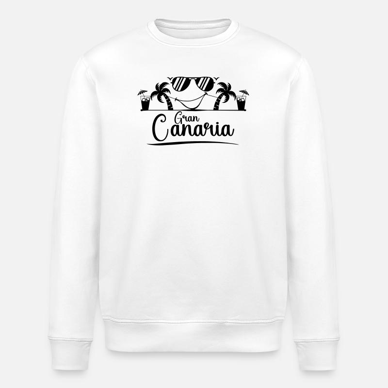 Gran Canaria - Stanley/Stella Unisex Bio-Sweatshirt ROLLER - Weiß