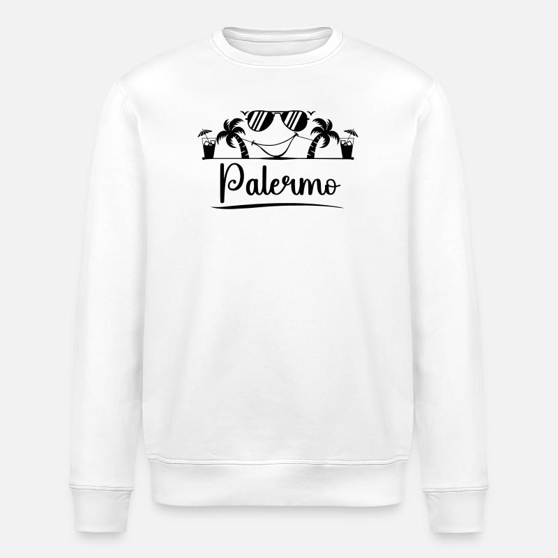 Palermo - Stanley/Stella ROLLER Unisex Organic Sweatshirt - white