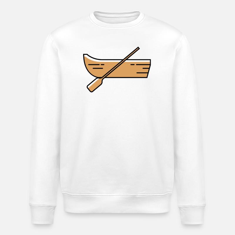 boot icon - Stanley/Stella ROLLER Unisex Organic Sweatshirt - white