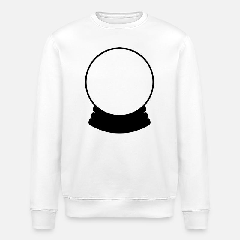 Kristallkugel - Stanley/Stella Unisex Bio-Sweatshirt ROLLER - Weiß