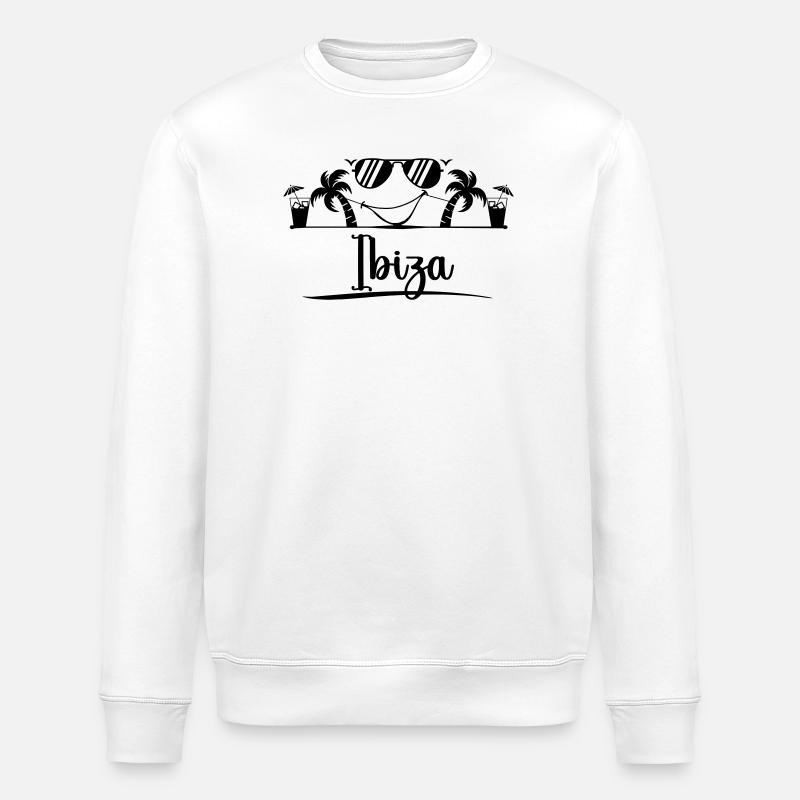 ibiza - Stanley/Stella Unisex Bio-Sweatshirt ROLLER - Weiß