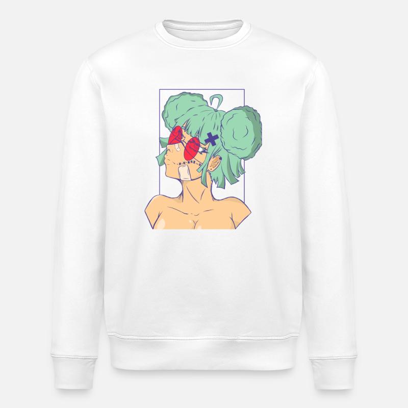 Nezu - Sweat bio ROLLER Stanley/Stella Unisexe - blanc