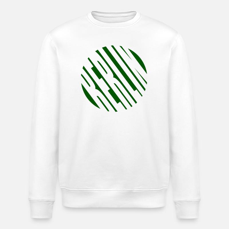 Berlin Vert - Sweat bio ROLLER Stanley/Stella Unisexe - blanc