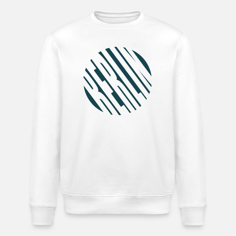 Cercle de la bande de Berlin - Sweat bio ROLLER Stanley/Stella Unisexe - blanc