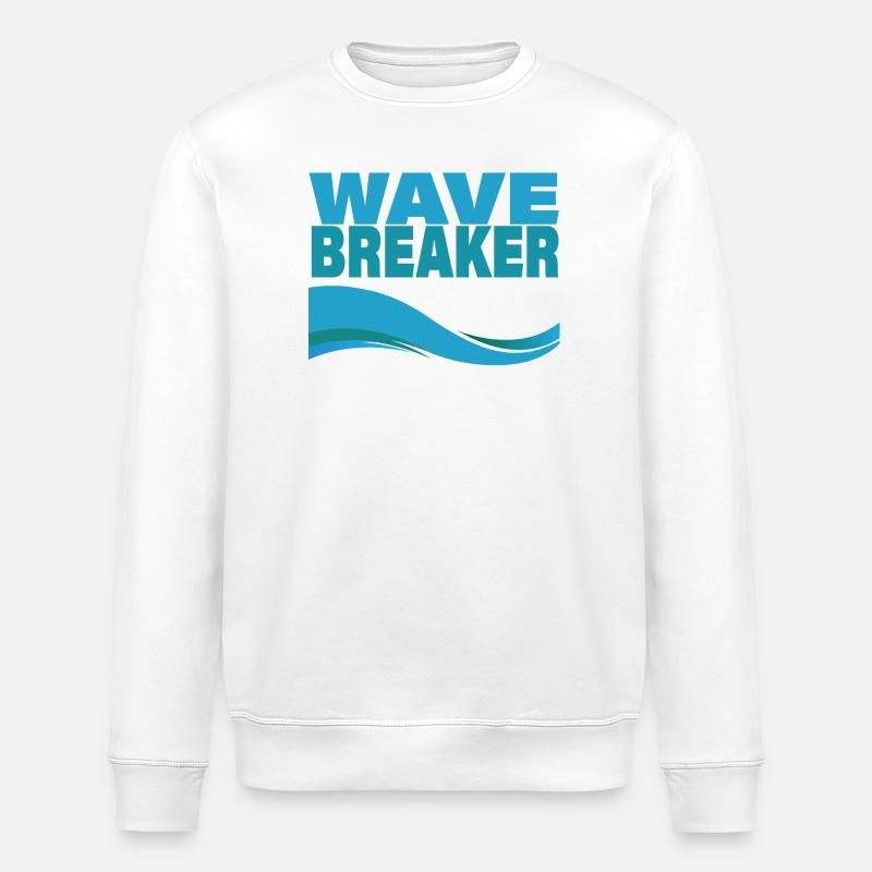 WAVE BREAKER - Stanley/Stella Unisex Bio-Sweatshirt ROLLER - Weiß