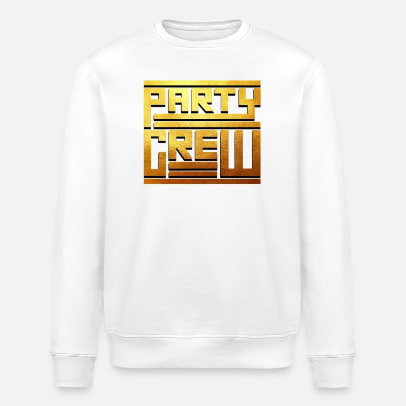 Équipe de fête - Sweat bio ROLLER Stanley/Stella Unisexe - blanc
