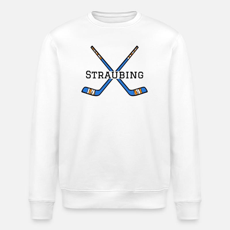 Eishockey Straubing - Stanley/Stella Unisex Bio-Sweatshirt ROLLER - Weiß