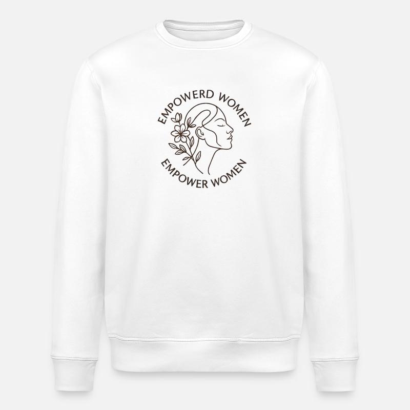 Logo du tour féminin fort - Sweat bio ROLLER Stanley/Stella Unisexe - blanc