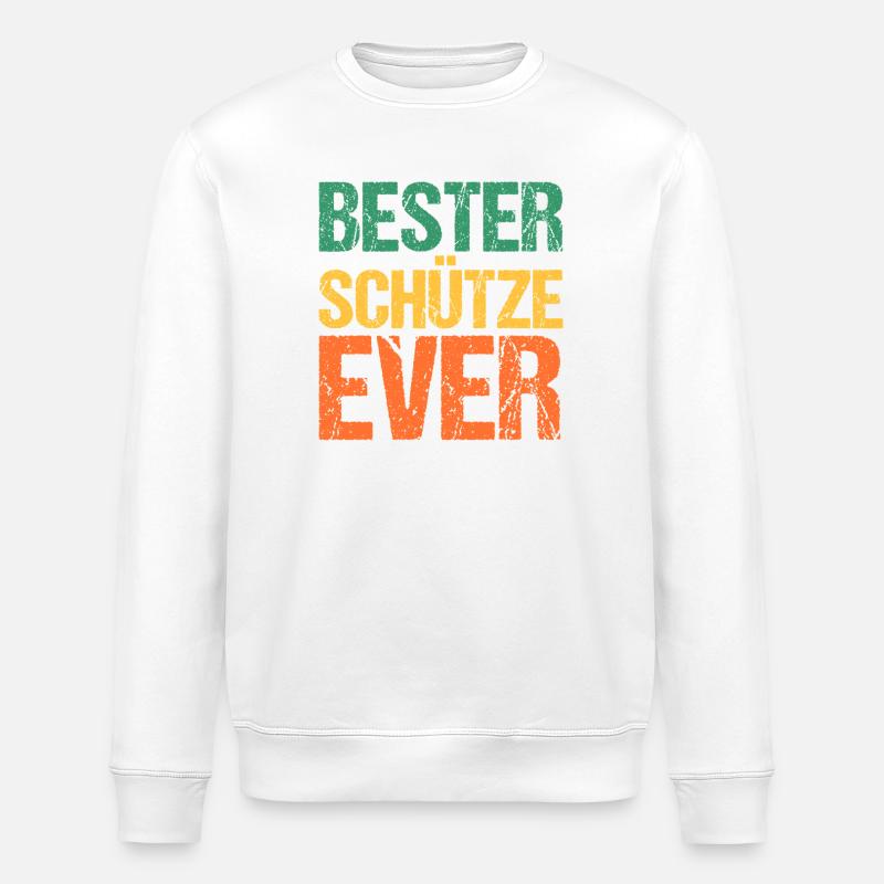 Jagd Jagen Waidmann Jäger - Stanley/Stella Unisex Bio-Sweatshirt ROLLER - Weiß