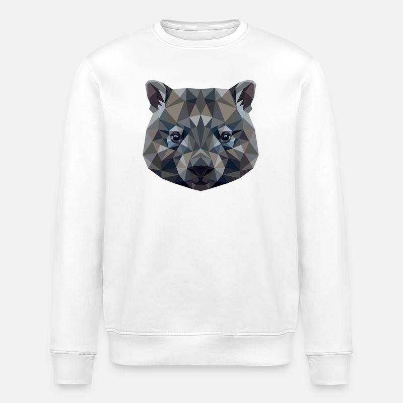 Wombat Australia Marsupial Mignon Wombat - Sweat bio ROLLER Stanley/Stella Unisexe - blanc