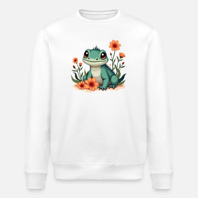 Leguan - Stanley/Stella Unisex Bio-Sweatshirt ROLLER - Weiß