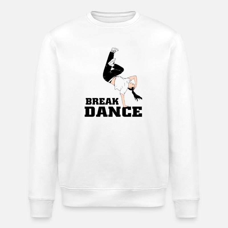 Breakdance - Breaking Sport - Stanley/Stella Unisex Bio-Sweatshirt ROLLER - Weiß