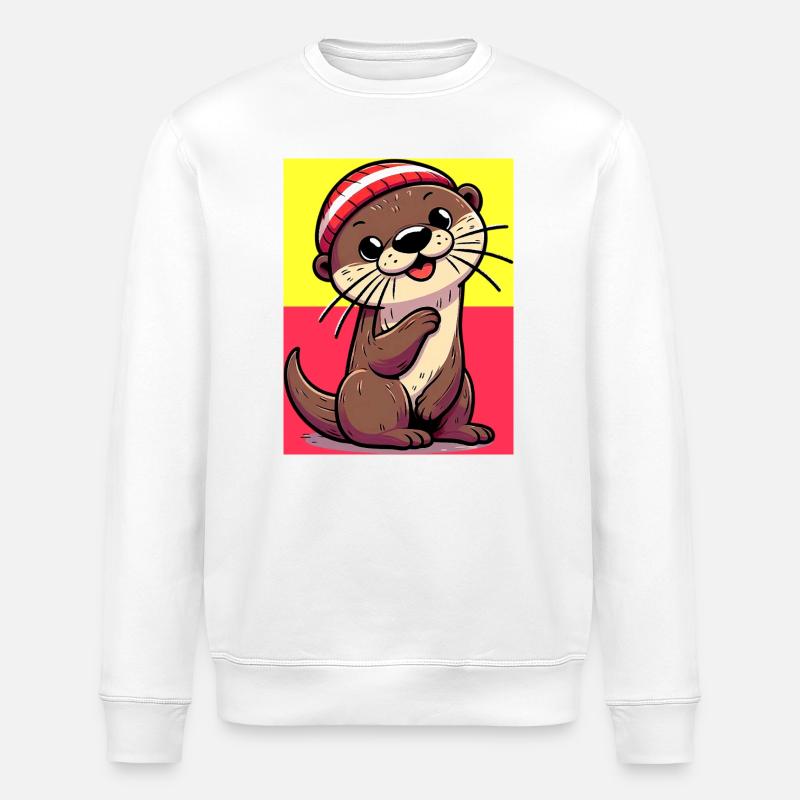 Otter - Stanley/Stella Unisex Bio-Sweatshirt ROLLER - Weiß