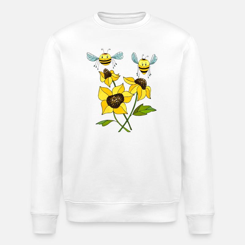 Insekten - Stanley/Stella Unisex Bio-Sweatshirt ROLLER - Weiß