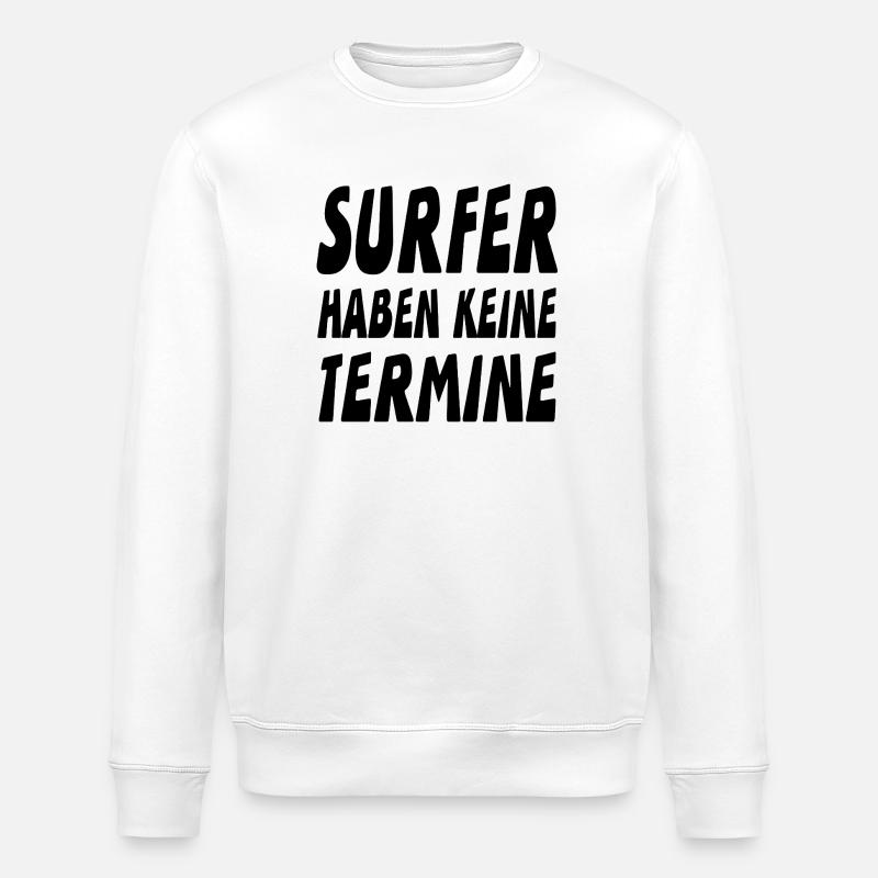 Surfer - Stanley/Stella Unisex Bio-Sweatshirt ROLLER - Weiß