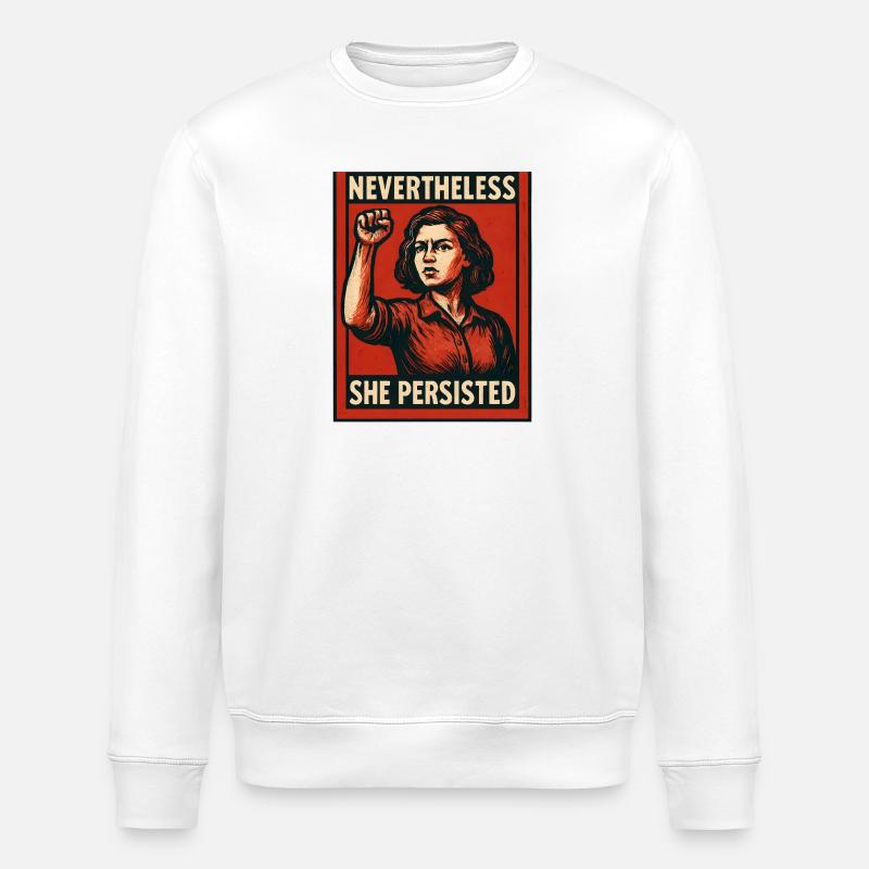 Pourtant, elle a tenu l’affiche - Sweat bio ROLLER Stanley/Stella Unisexe - blanc