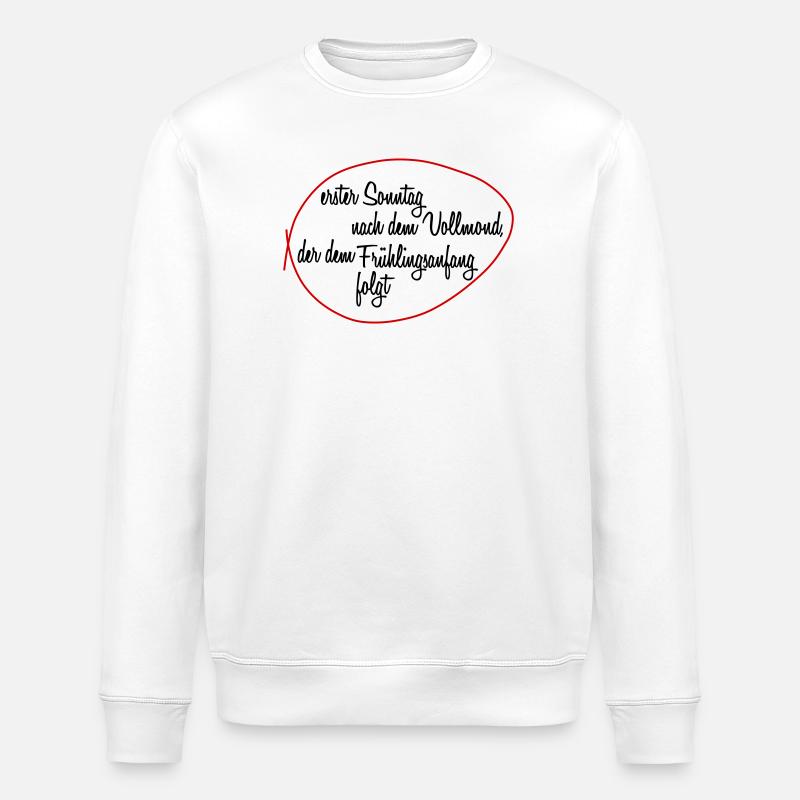 Osterformel - Stanley/Stella Unisex Bio-Sweatshirt ROLLER - Weiß
