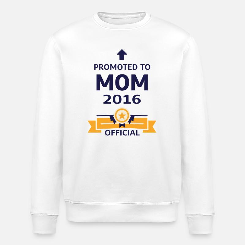 Promue Maman en 2016 - Sweat bio ROLLER Stanley/Stella Unisexe - blanc