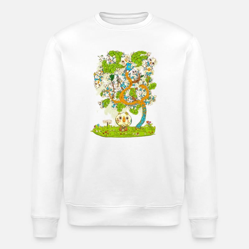 Onion tree - Stanley/Stella ROLLER Unisex Organic Sweatshirt - white