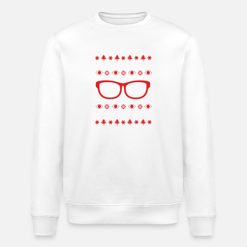 Opticien-ophtalmologiste - Sweat bio ROLLER Stanley/Stella Unisexe - blanc