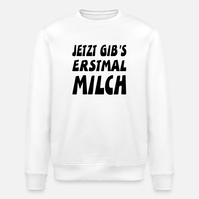 Milch - Stanley/Stella Unisex Bio-Sweatshirt ROLLER - Weiß