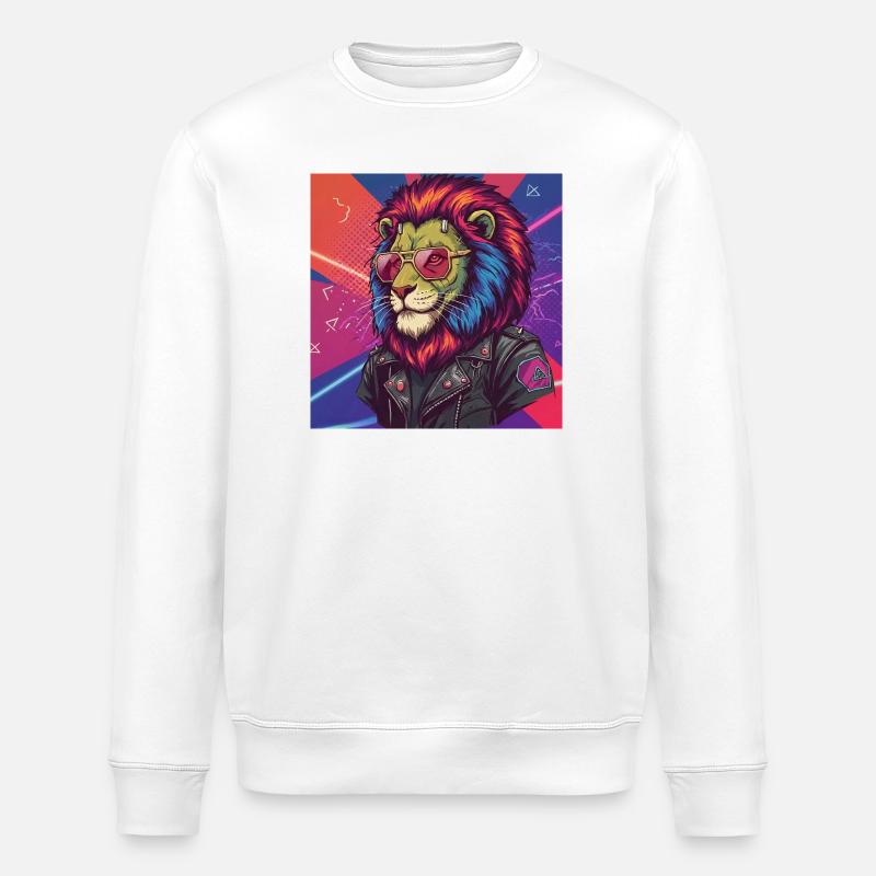 Frankensteen : Le Roi Rebelle - Sweat bio ROLLER Stanley/Stella Unisexe - blanc