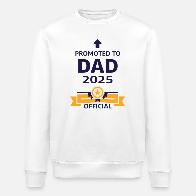 Promu papa en 2025 - Sweat bio ROLLER Stanley/Stella Unisexe - blanc