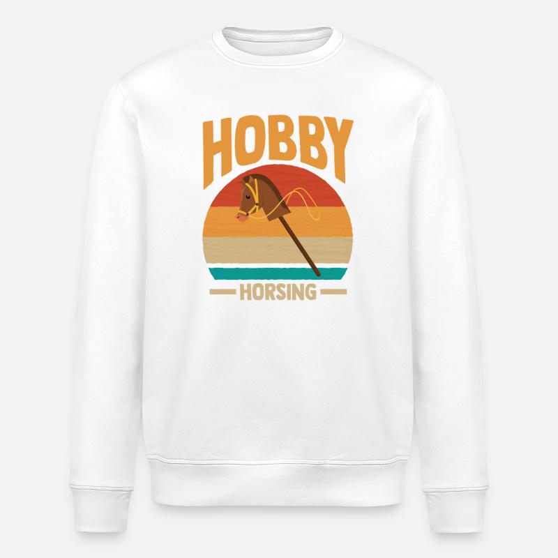 Steckenpferd Cheval de Hobby Cavalier - Sweat bio ROLLER Stanley/Stella Unisexe - blanc