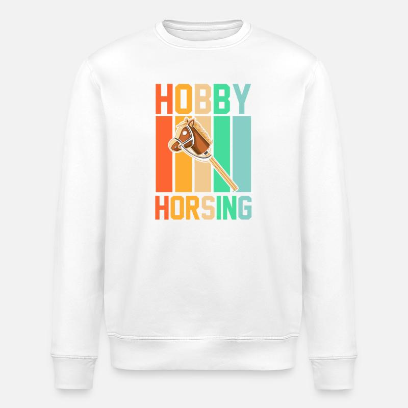 Steckenpferd Cheval de Hobby Cavalier - Sweat bio ROLLER Stanley/Stella Unisexe - blanc
