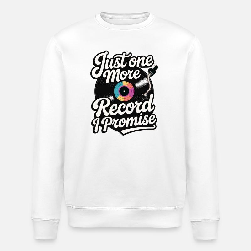 Nur noch eine Platte, versprochen - Stanley/Stella Unisex Bio-Sweatshirt ROLLER - Weiß