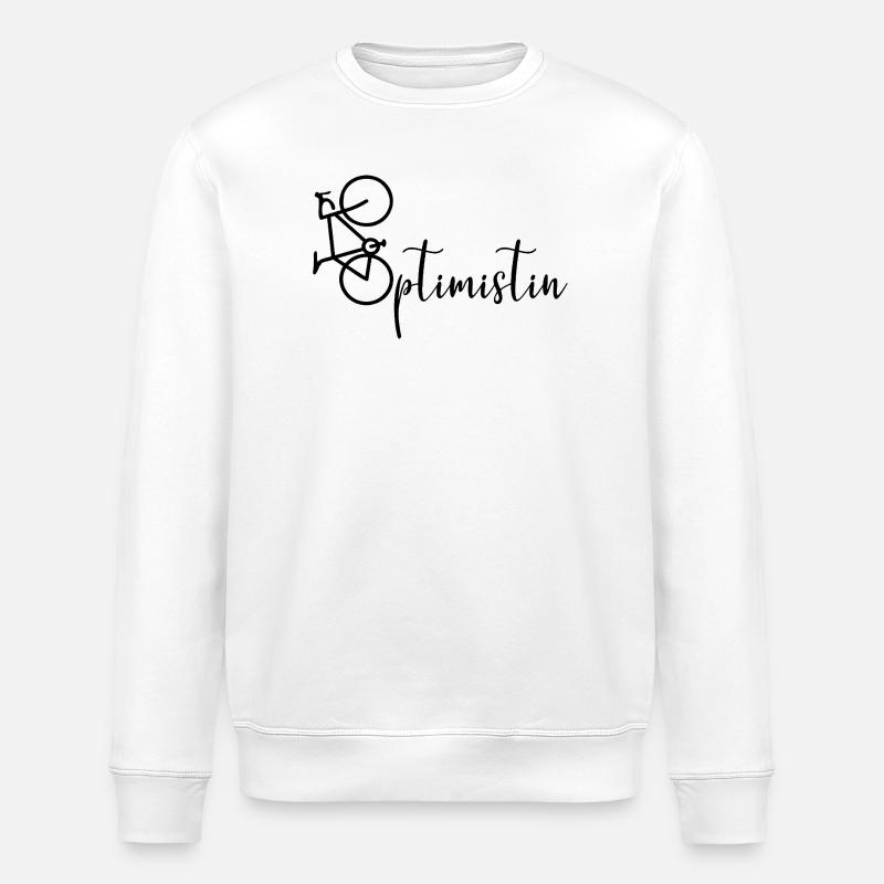 Roue cyclable Optimist - Sweat bio ROLLER Stanley/Stella Unisexe - blanc