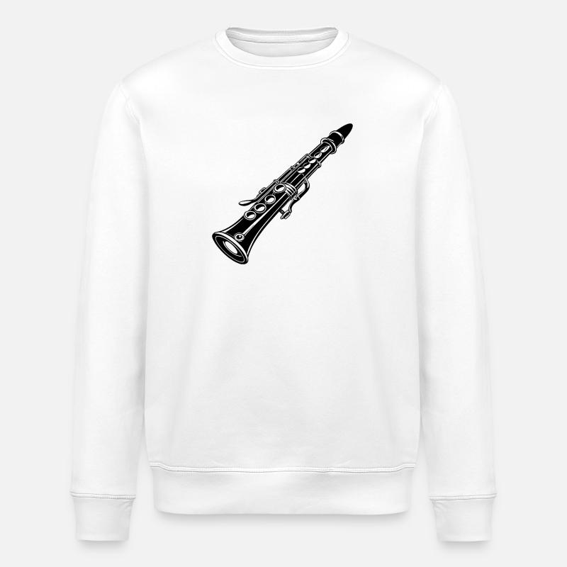 Klarinette - Stanley/Stella Unisex Bio-Sweatshirt ROLLER - Weiß
