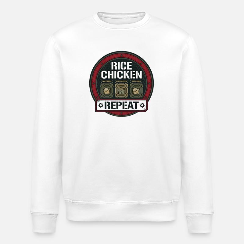 Schnittsaison Bei Reduziertem Kaloriendefizit - Stanley/Stella Unisex Bio-Sweatshirt ROLLER - Weiß