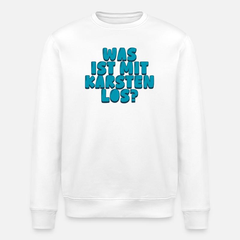 Was ist mit Karsten los? - Stanley/Stella Unisex Bio-Sweatshirt ROLLER - Weiß