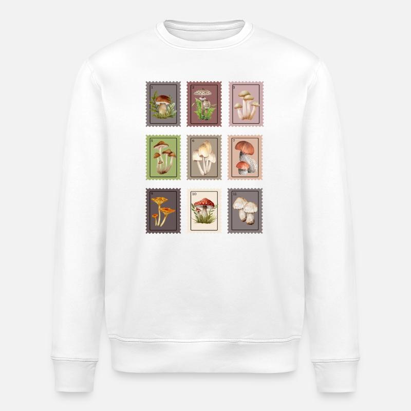 Pilz Design  - Stanley/Stella Unisex Bio-Sweatshirt ROLLER - Weiß