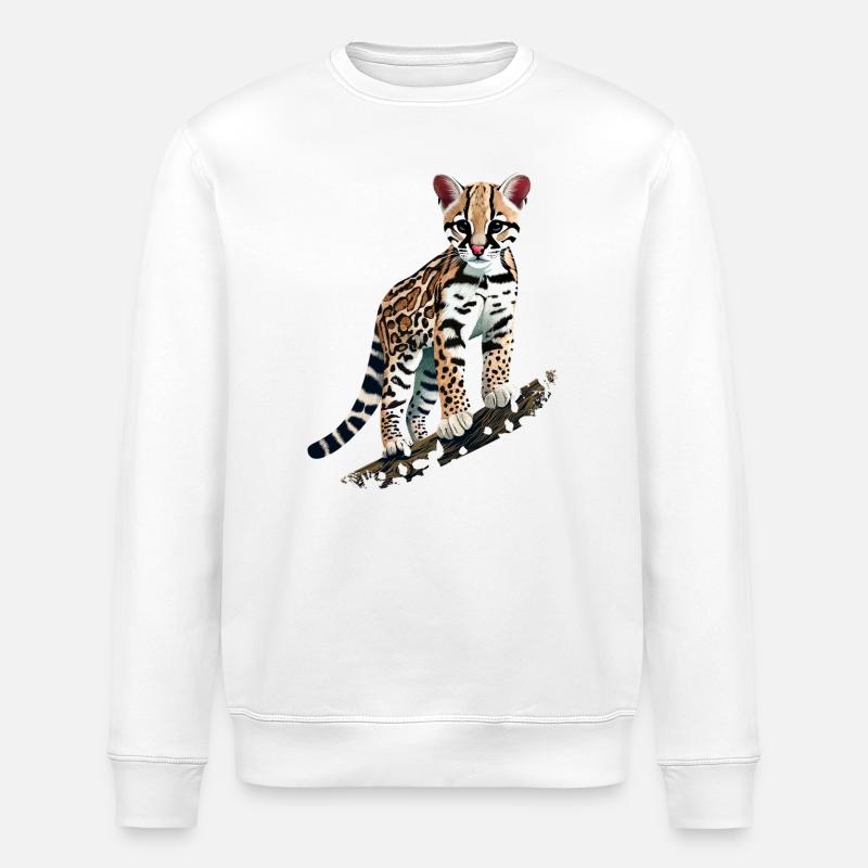 Ocelot - Sweat bio ROLLER Stanley/Stella Unisexe - blanc