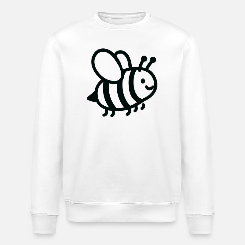 Biene - Stanley/Stella Unisex Bio-Sweatshirt ROLLER - Weiß