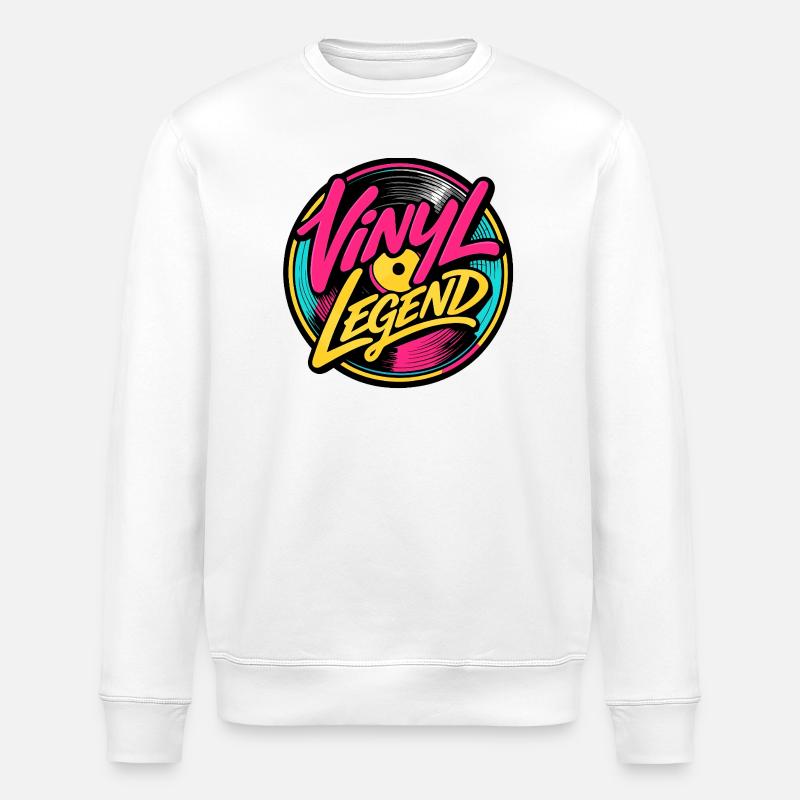 Vinyl Legend - Stanley/Stella Unisex Bio-Sweatshirt ROLLER - Weiß
