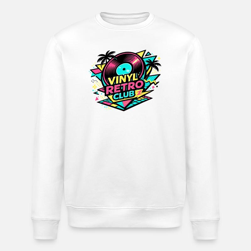 Vinyl Retro Club - Stanley/Stella Unisex Bio-Sweatshirt ROLLER - Weiß